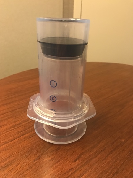 An inside out Aeropress