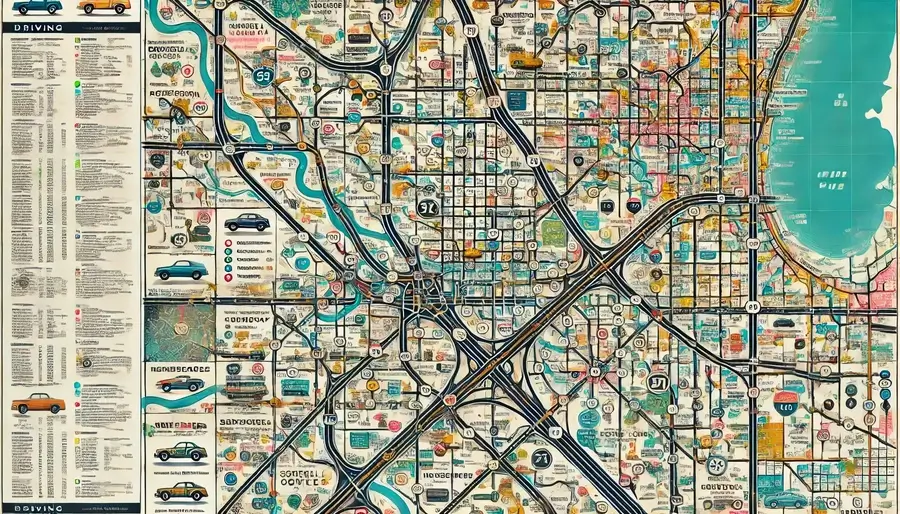 overly-complicated street map